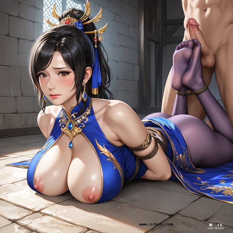 【AI生成】落入敌手后被捆绑调教强奸的紫衣侠女