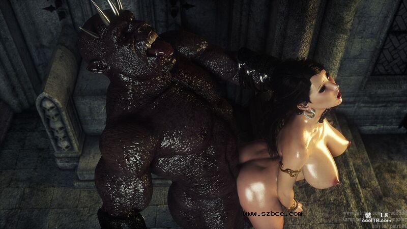 【3D】贵妇沦为魔王的性奴隶（1）