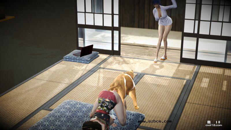 【3D】女孩與狗的美好時光