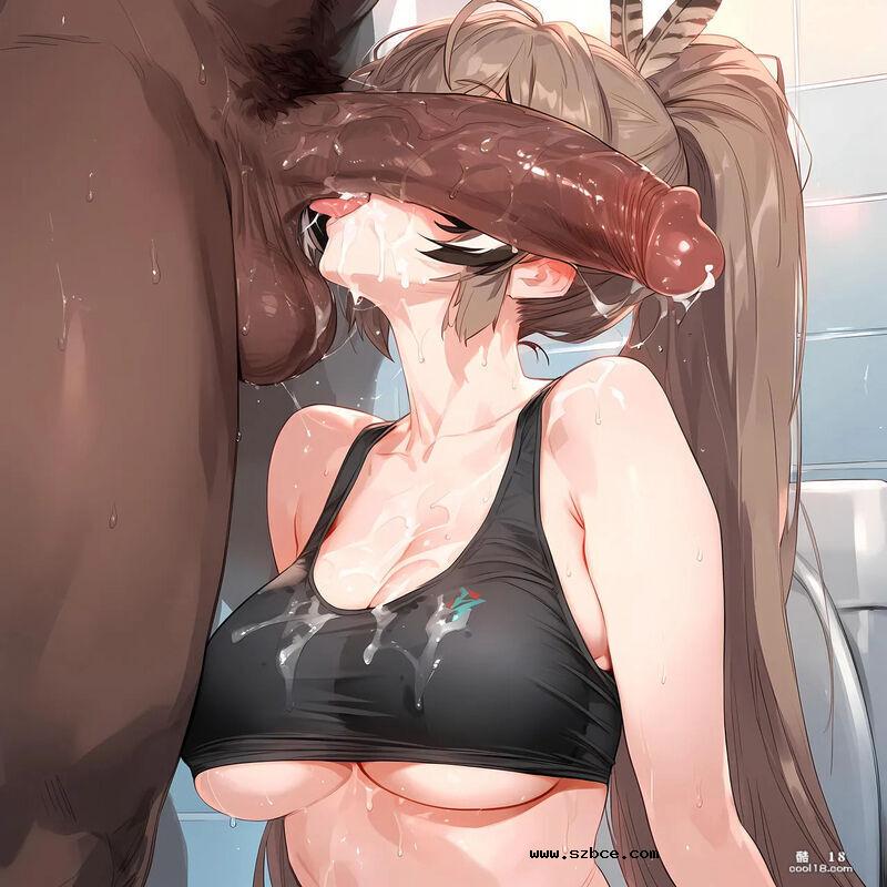 【AI漫画】巨乳学生妹在夜店的堕落