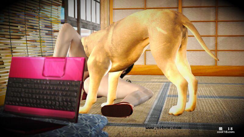 【3D】女孩與狗的美好時光
