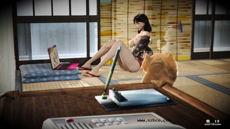 【3D】女孩與狗的美好時光