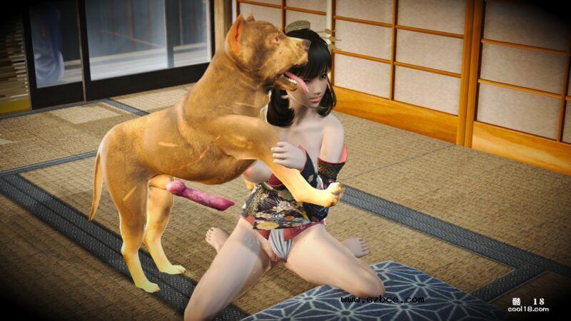 【3D】女孩與狗的美好時光
