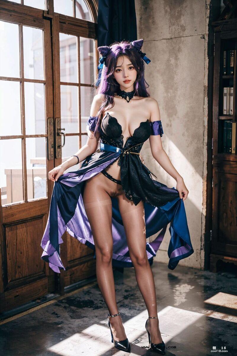 【AI生成】淫荡的猫女郎
