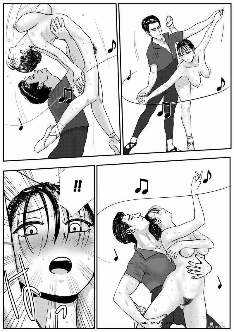 【中文漫画】因宗教信仰而全裸の女子校生被芭蕾部教練调教的故事