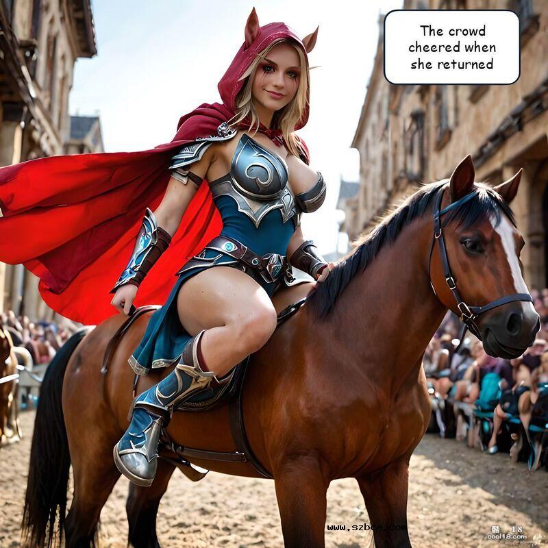 【AI生成】巨乳精灵战士希尔瓦娜斯与骑士们的轮奸派对