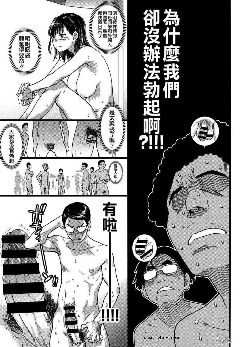 【中文漫画】修学旅行的目的地是裸体海滩！