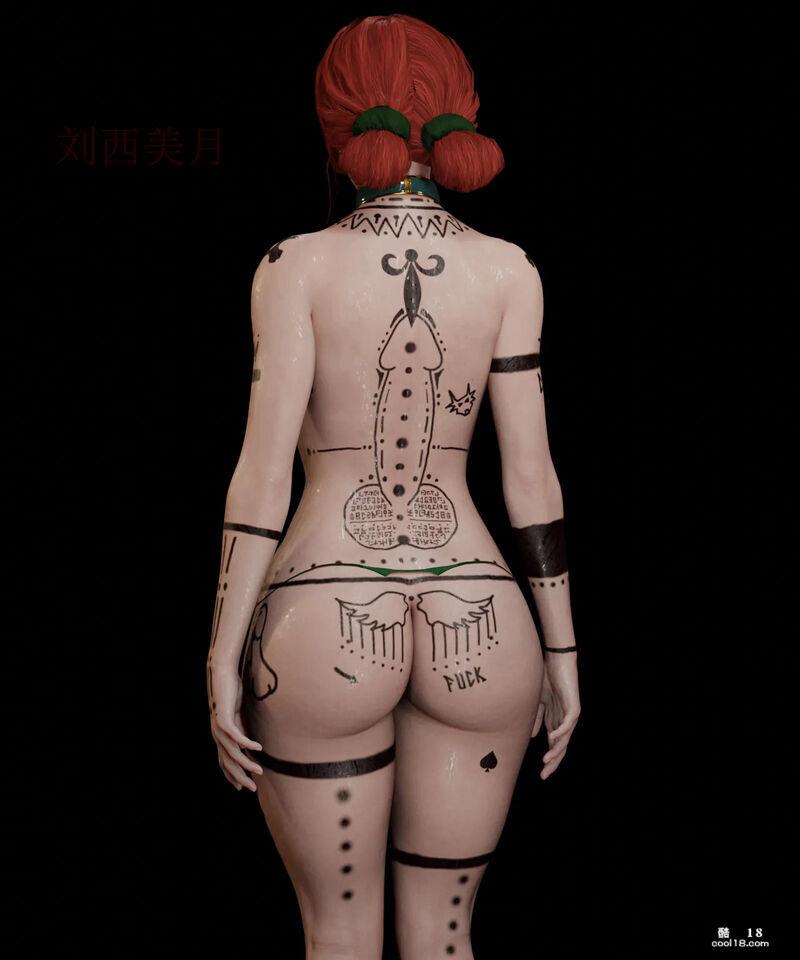 【3D】被轮奸的巨乳女巫特莉丝