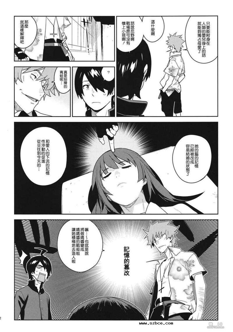 【同人漫画】看到全裸的战场原小姐