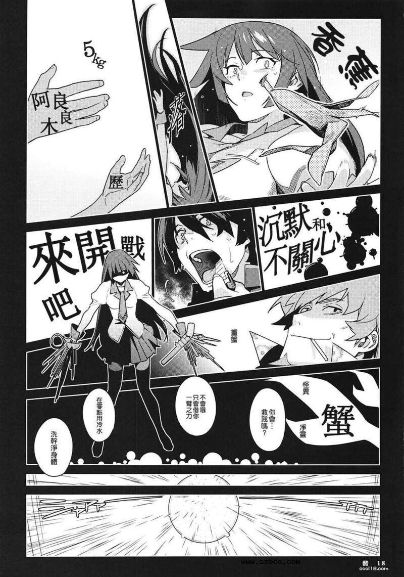 【同人漫画】看到全裸的战场原小姐