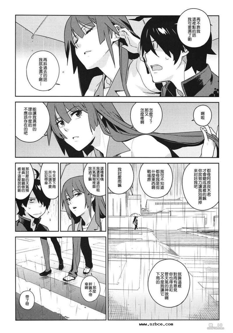 【同人漫画】看到全裸的战场原小姐