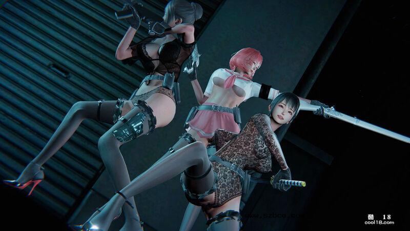 【3D】美少女战斗队全员被奸