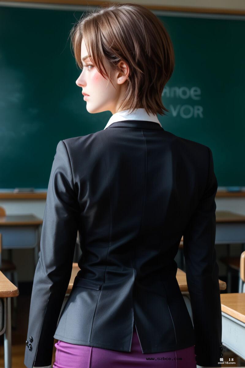 【AI生成】沦为母狗的女教師紫花子