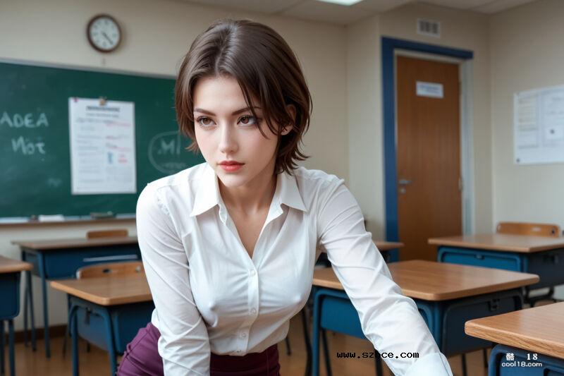 【AI生成】沦为母狗的女教師紫花子