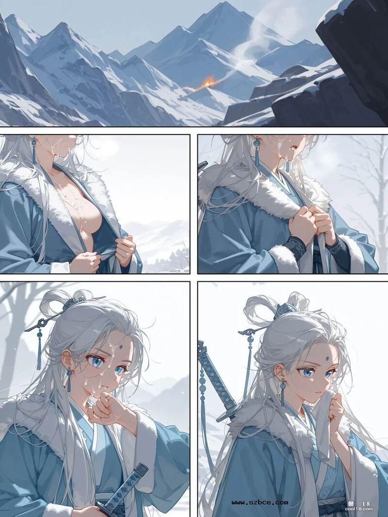 【AI漫画】雪山素女
